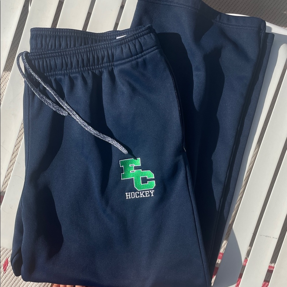 Navy Blue Endicott hockey Sweatpants
